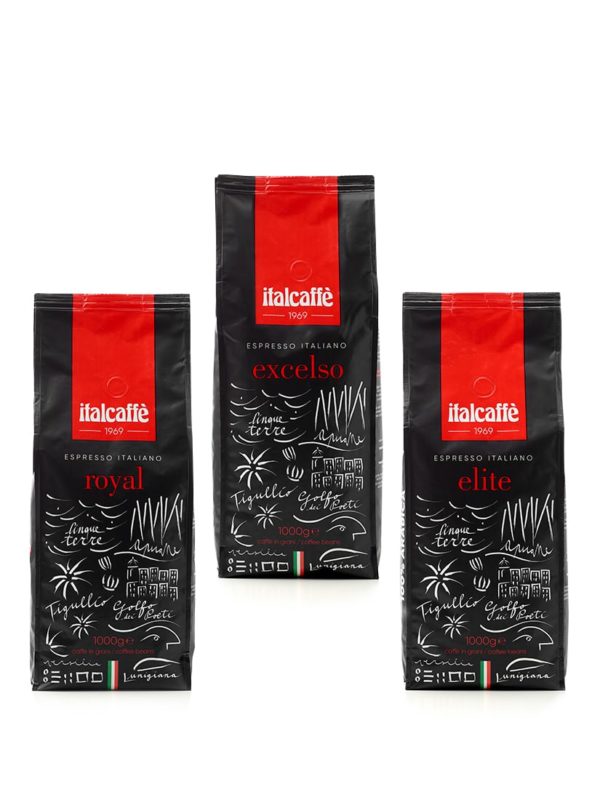 CAFFÈ ESPRESSO ITALCAFFÈ IN GRANI "TOP BAR"  3 X 1000gr